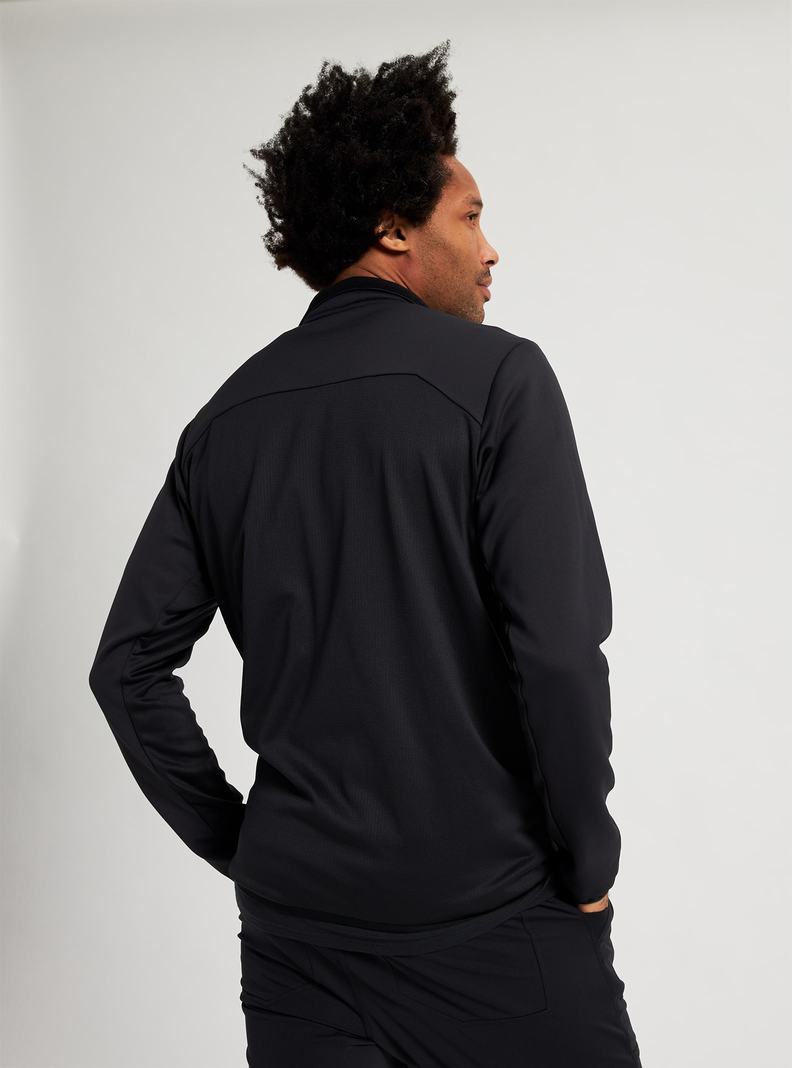 Burton Multipath Full-Zip Fleece Mikina Panske Čierne | 65987-IFPS