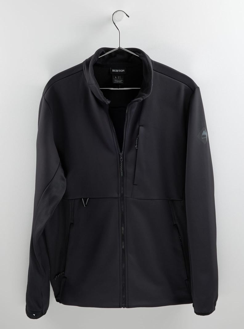 Burton Multipath Full-Zip Fleece Mikina Panske Čierne | 65987-IFPS