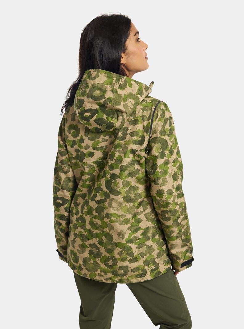 Burton Multipath GORE-TEX 2L Zimní Bunda Damske Zelene Maskacove | 69210-NLBC
