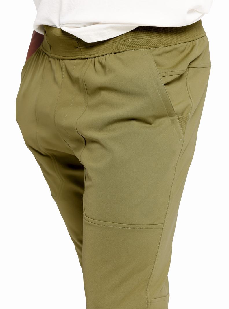 Burton Multipath Jogger Nohavice Panske Olivovo Zelená | 71960-QKTX