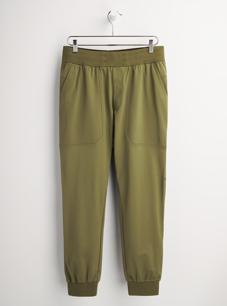 Burton Multipath Jogger Nohavice Panske Olivovo Zelená | 71960-QKTX