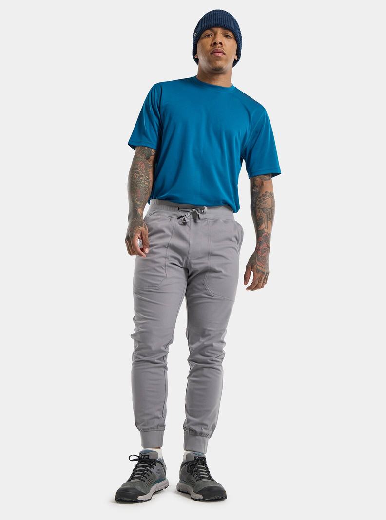 Burton Multipath Jogger Nohavice Panske Siva | 85126-TVAR