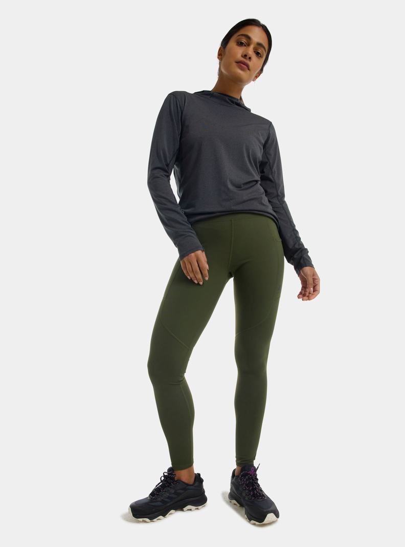 Burton Multipath Pocket Leginy Damske Zelene | 21687-QKHP