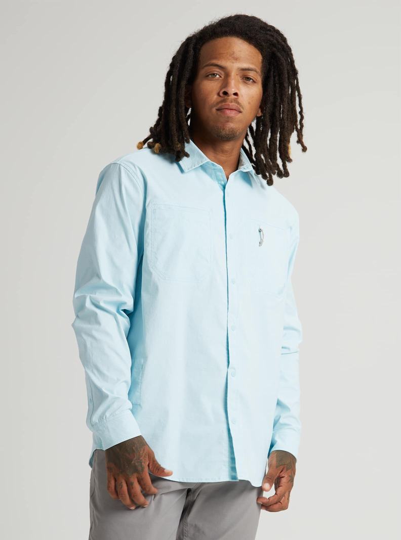 Burton Multipath Utility Long Sleeve Shirt Košele Panske Svetlo Tyrkysové | 39142-MJAW