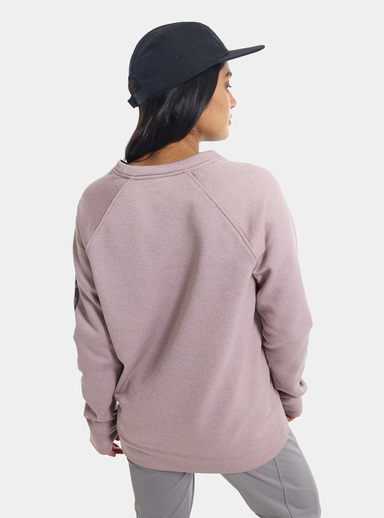 Burton Oak Crewneck Fleece Mikina Damske Lavendel | 21874-OCAY