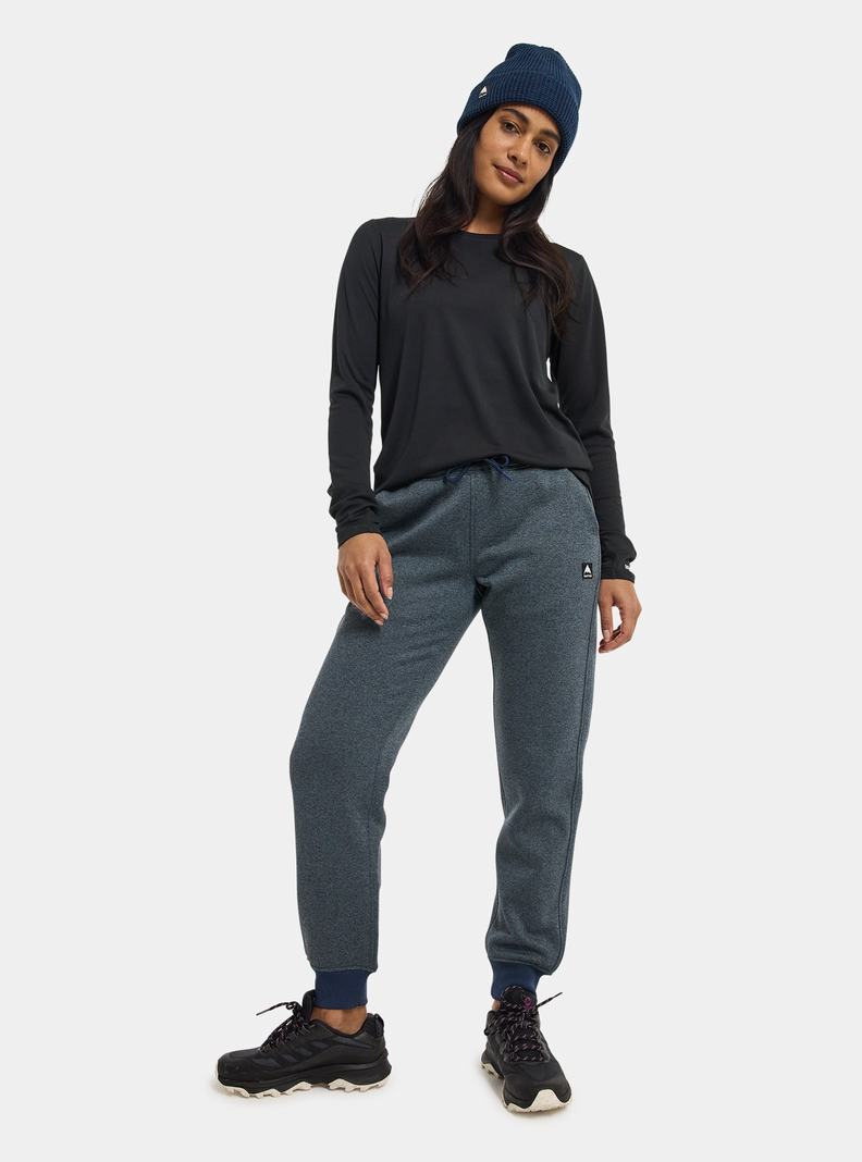 Burton Oak Fleece Nohavice Damske Modre | 48320-OKHX