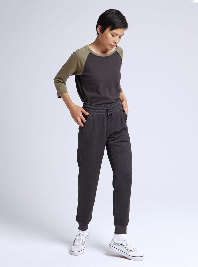 Burton Oak Fleece Nohavice Damske Čierne | 97635-ULMV