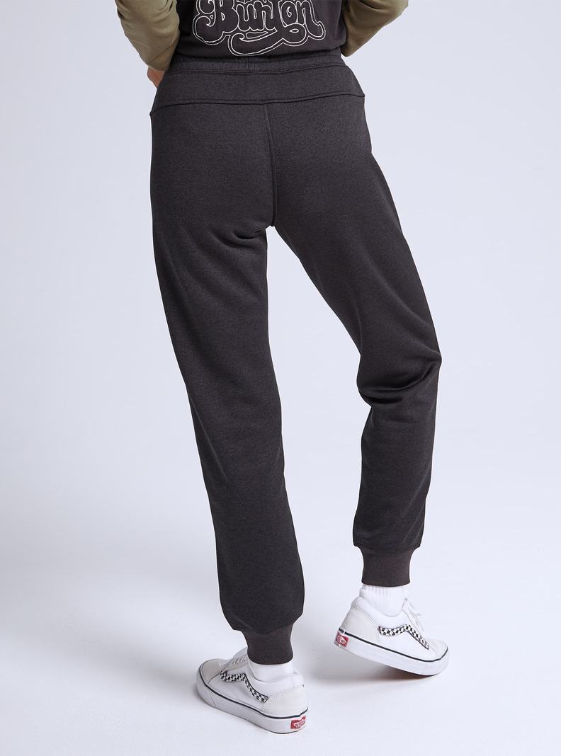 Burton Oak Fleece Nohavice Damske Čierne | 97635-ULMV