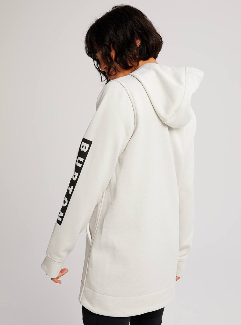 Burton Oak Long Pullover Mikina Damske Biele | 85039-FGIX
