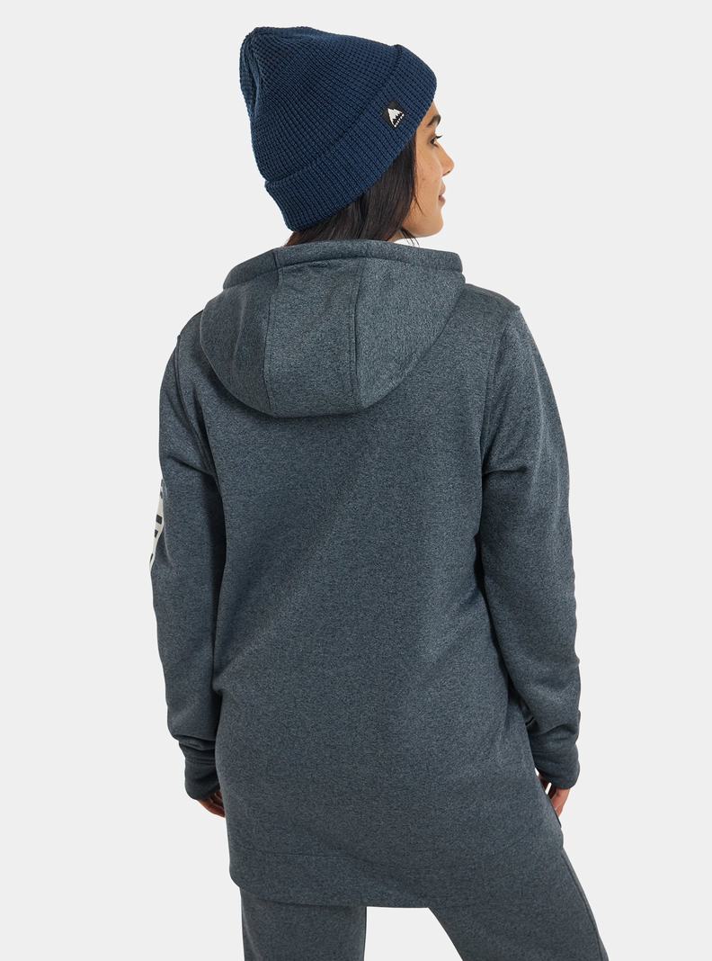 Burton Oak Long Pullover Mikina Damske Modre | 70834-BEMV