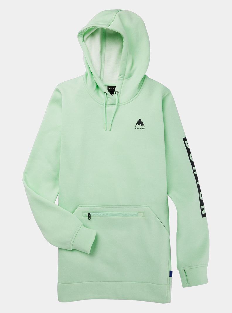 Burton Oak Long Pullover Mikina Damske Zelene | 10598-AMXR