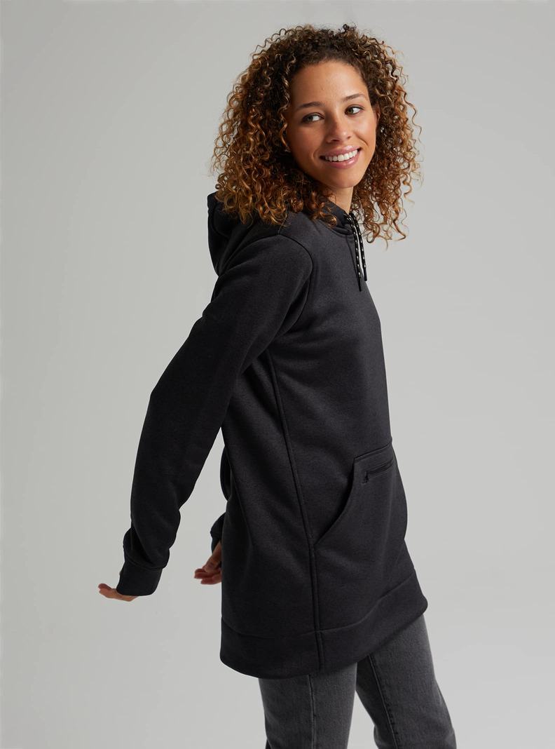 Burton Oak Long Pullover Mikina Damske Čierne | 36142-KMGC