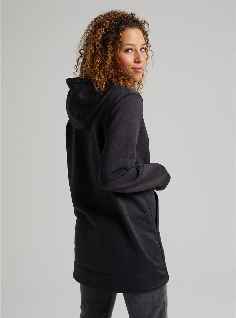 Burton Oak Long Pullover Mikina Damske Čierne | 36142-KMGC