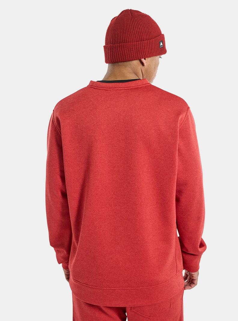 Burton Oak Pullover Crew Mikina Panske Červené | 64925-YVAT