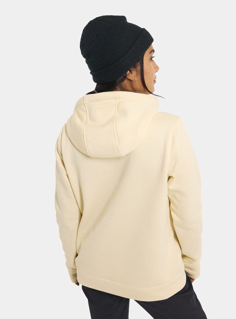 Burton Oak Pullover Hoodie Mikina Damske Béžové | 23564-IRLP