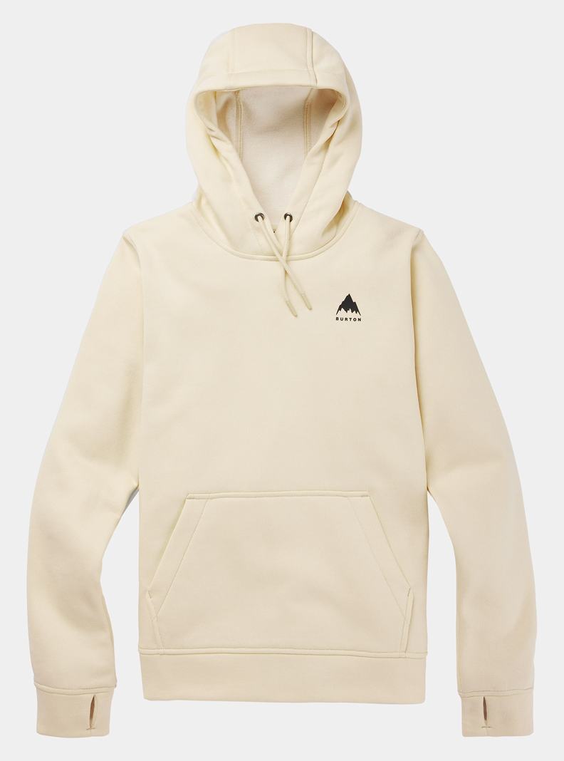 Burton Oak Pullover Hoodie Mikina Damske Béžové | 23564-IRLP