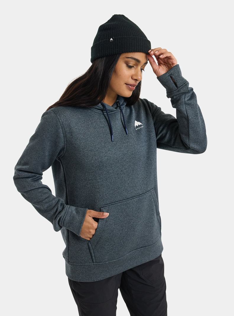 Burton Oak Pullover Hoodie Mikina Damske Modre | 48703-AOWG