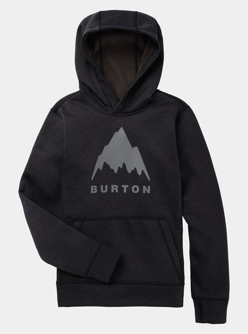 Burton Oak Pullover Mikina Detske Čierne | 13029-OQBC