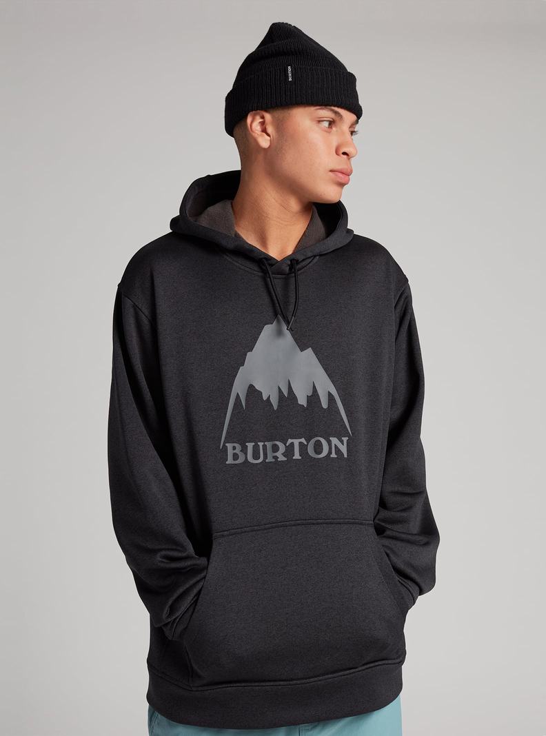 Burton Oak Pullover Mikina Panske Čierne | 32984-DEBL