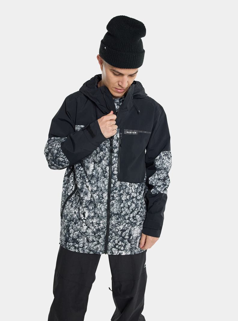 Burton Peasy 2L Zimní Bunda Panske Čierne Tmavo Zelene | 78506-MFDU