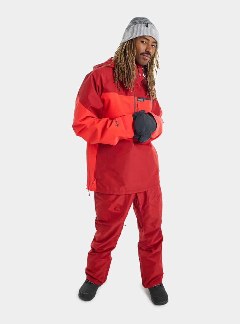 Burton Pillowline GORE-TEX 2L Anorak Zimní Bunda Panske Ruzove Oranžové Ruzove | 02913-PFTX