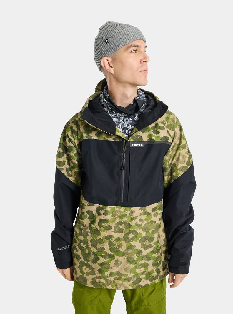 Burton Pillowline GORE-TEX 2L Anorak Zimní Bunda Panske Maskacove Čierne | 13758-WYBH