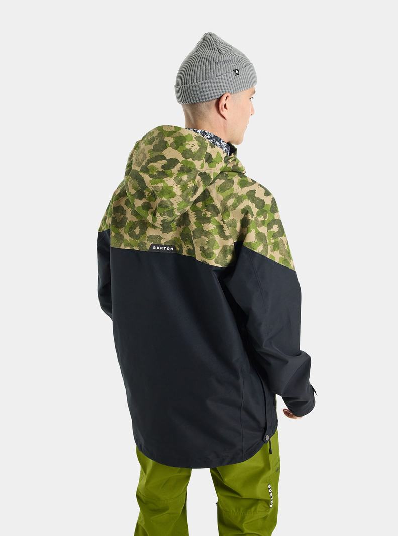 Burton Pillowline GORE-TEX 2L Anorak Zimní Bunda Panske Maskacove Čierne | 13758-WYBH