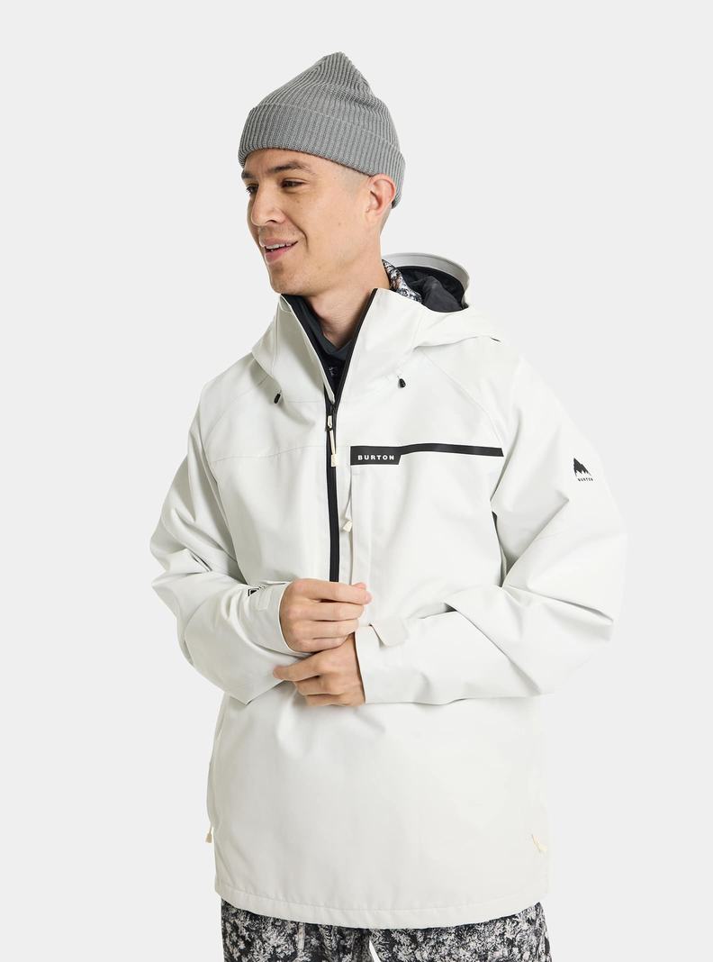 Burton Pillowline GORE-TEX 2L Anorak Zimní Bunda Panske Biele | 24765-JVDX