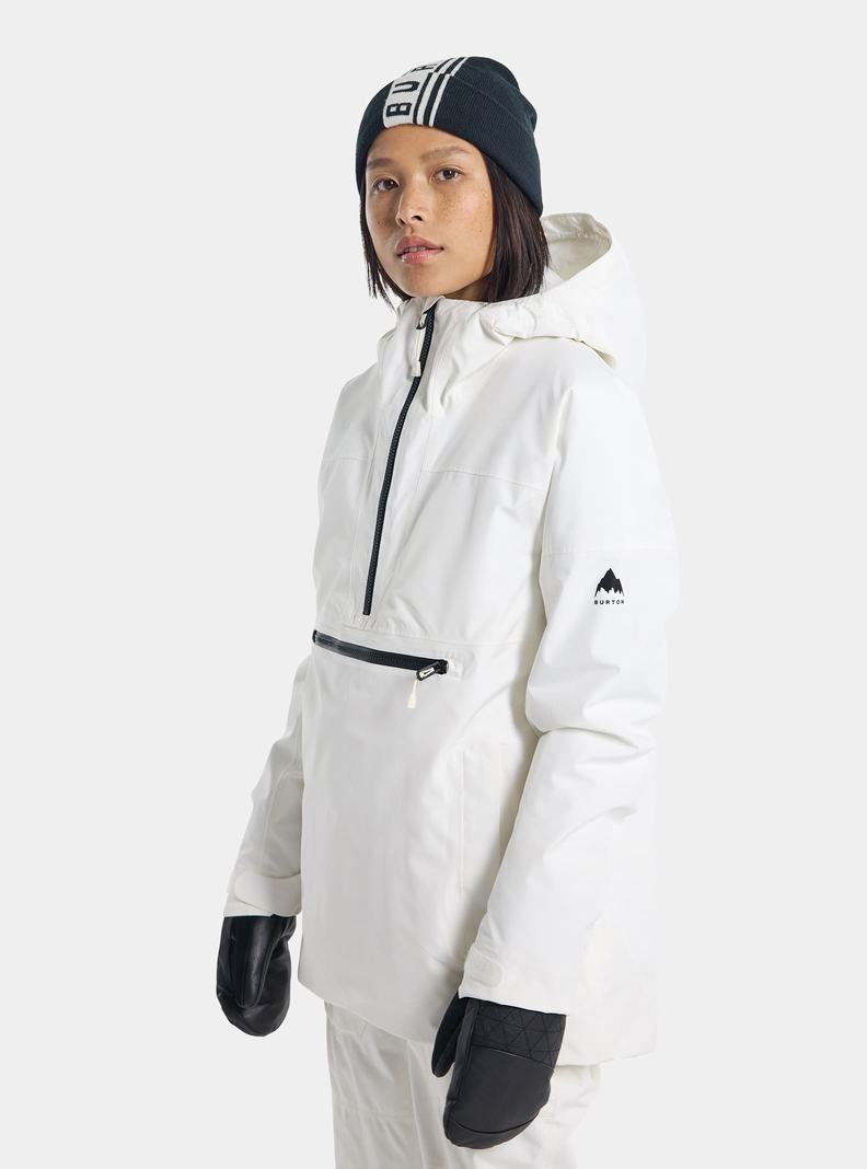 Burton Pillowline GORE-TEX 2L Anorak Zimní Bunda Damske Biele | 62084-DPEN