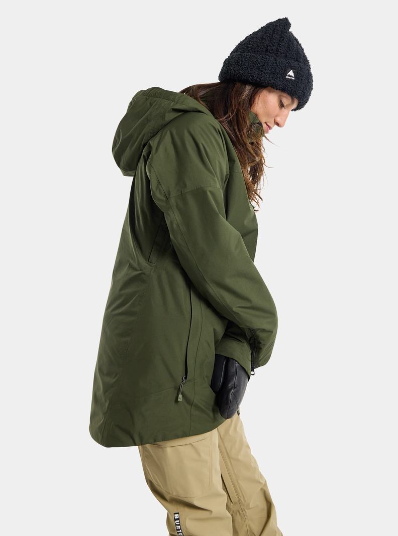 Burton Pillowline GORE-TEX 2L Zimní Bunda Damske Tmavo Zelene | 76012-NODZ