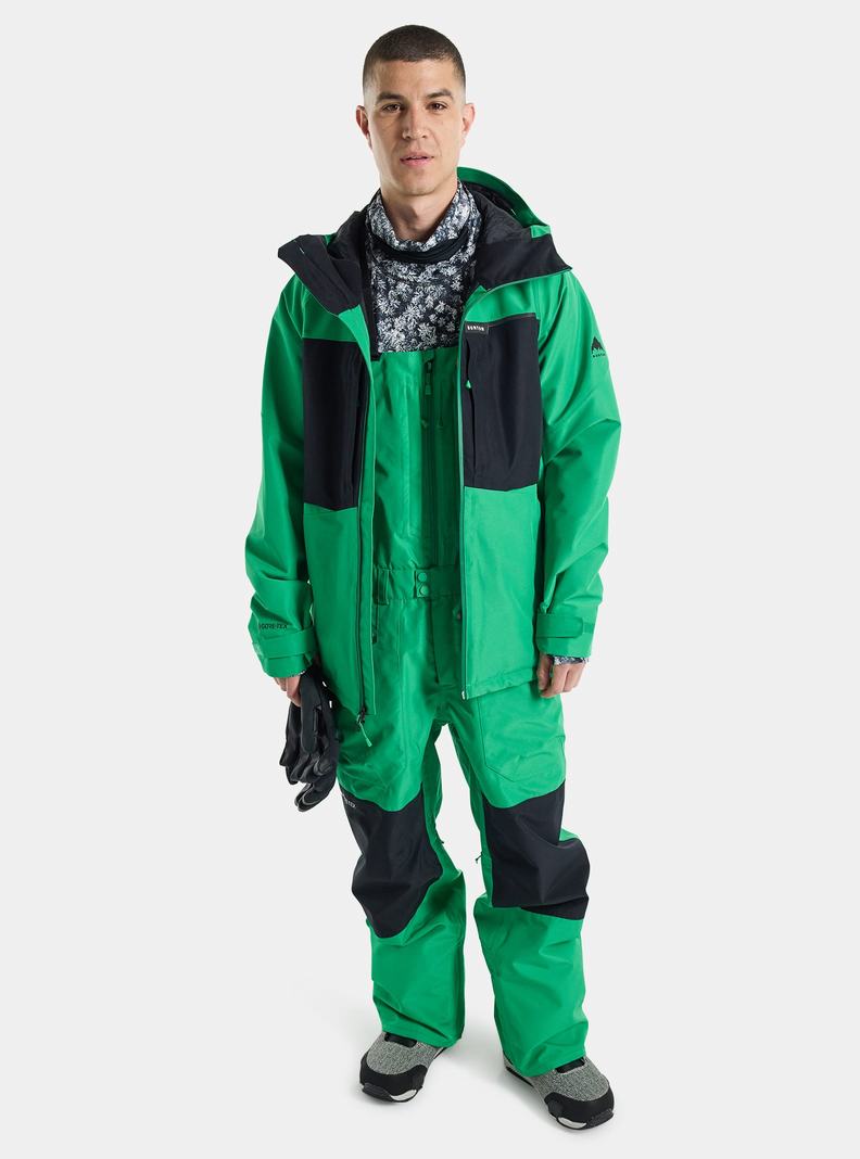 Burton Pillowline GORE‑TEX 2L Zimní Bunda Panske Zelene Čierne | 17509-PIYQ
