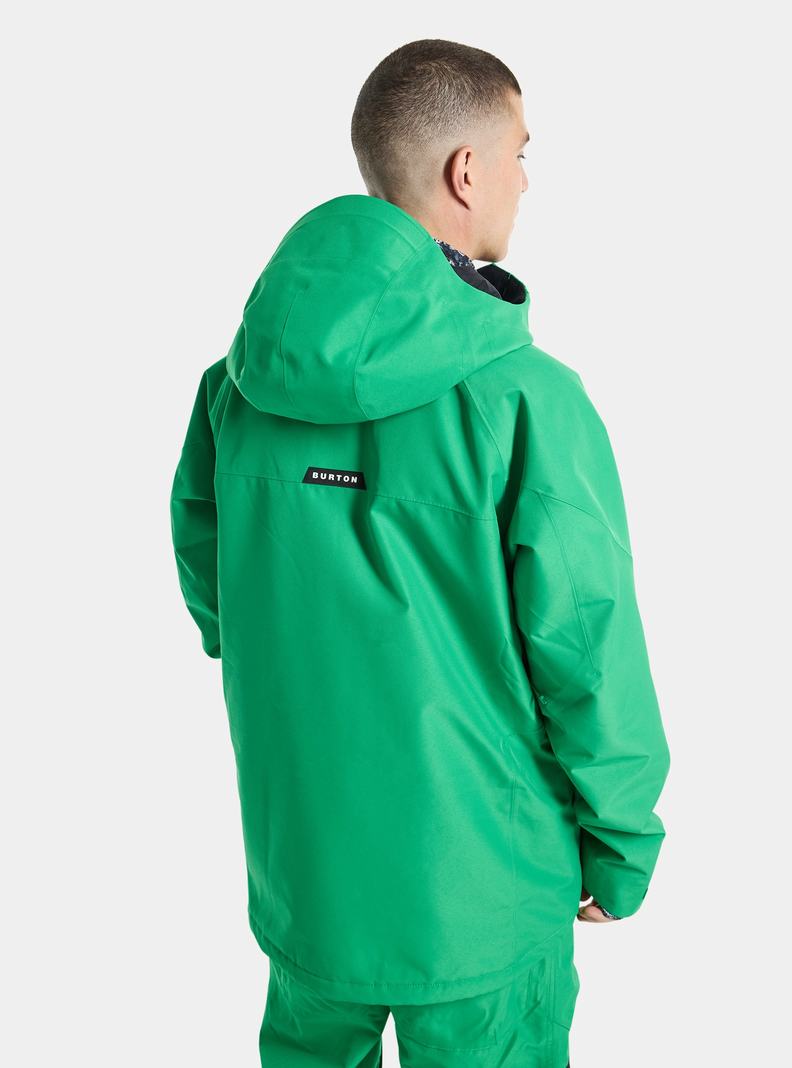 Burton Pillowline GORE‑TEX 2L Zimní Bunda Panske Zelene Čierne | 17509-PIYQ
