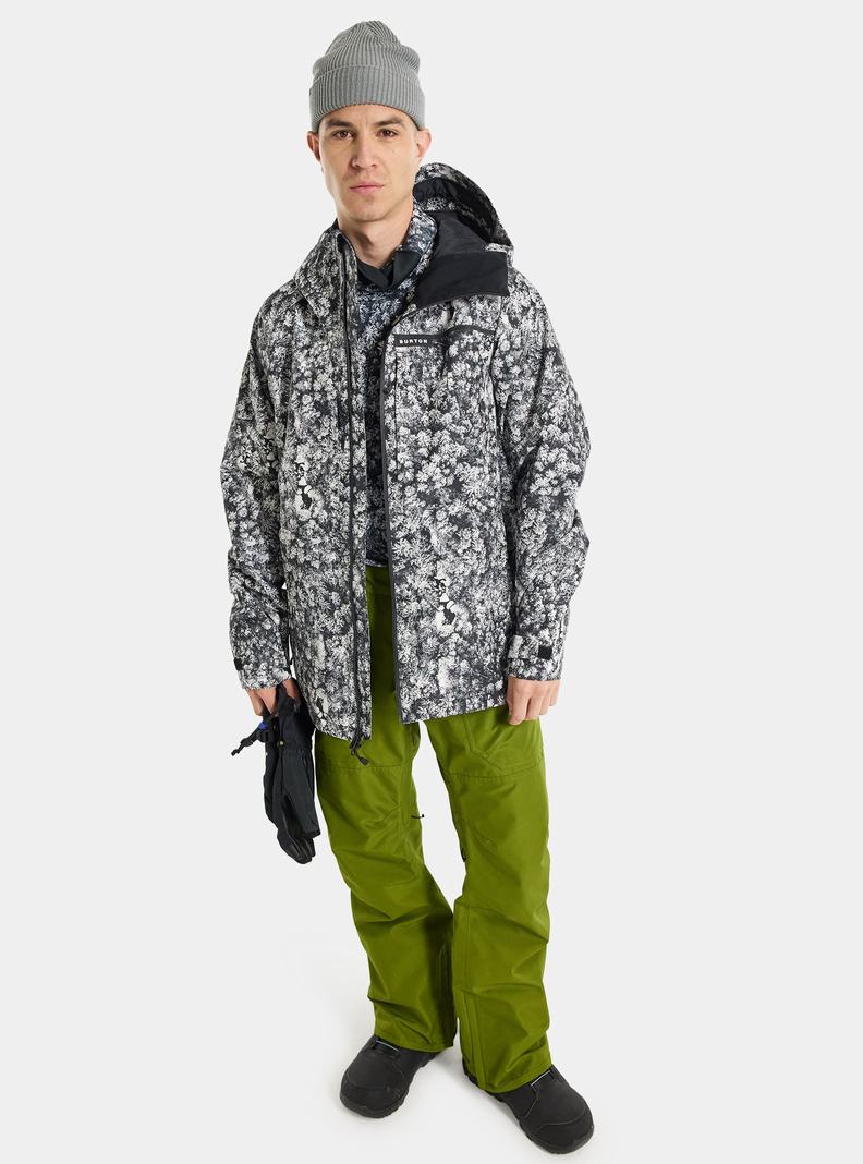 Burton Pillowline GORE‑TEX 2L Zimní Bunda Panske Tmavo Zelene | 28194-LGHB