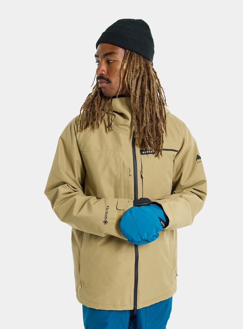 Burton Pillowline GORE‑TEX 2L Zimní Bunda Panske Hnedožltý | 61273-MNZI