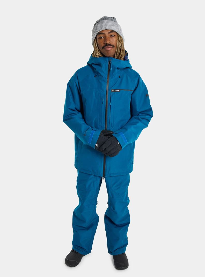 Burton Pillowline GORE‑TEX 2L Zimní Bunda Panske Modre | 68409-PWTG