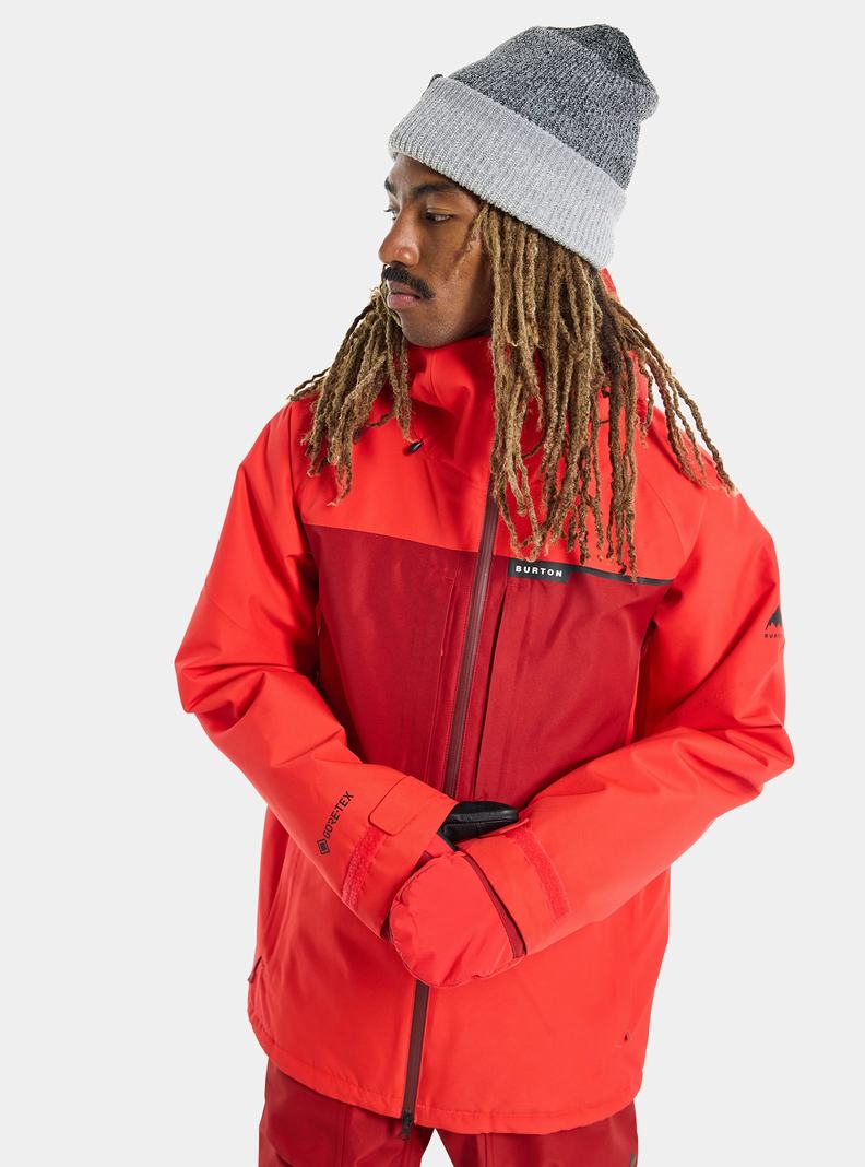 Burton Pillowline GORE‑TEX 2L Zimní Bunda Panske Ruzove Oranžové Ruzove | 86931-IEMS