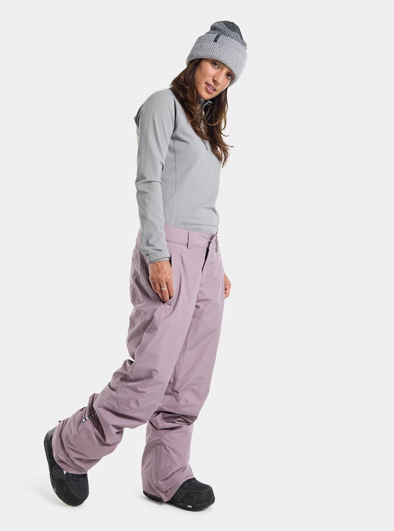 Burton Powline GORE-TEX 2L Insulated Snowboardove Nohavice Damske Lavendel | 39107-HIEU