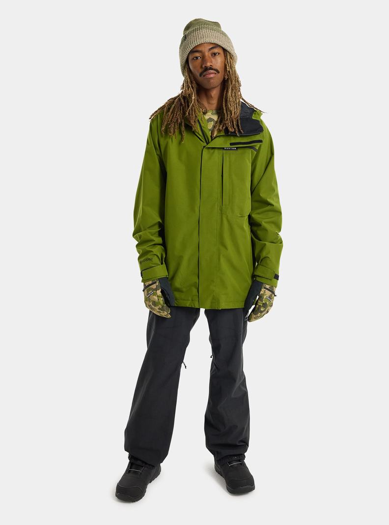 Burton Powline GORE-TEX 2L Zimní Bunda Panske Zelene | 63902-UFSK