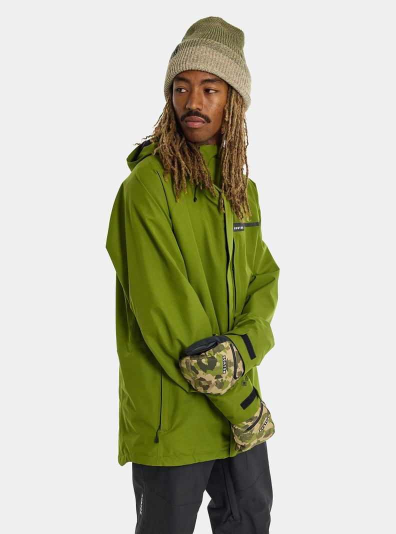 Burton Powline GORE-TEX 2L Zimní Bunda Panske Zelene | 63902-UFSK