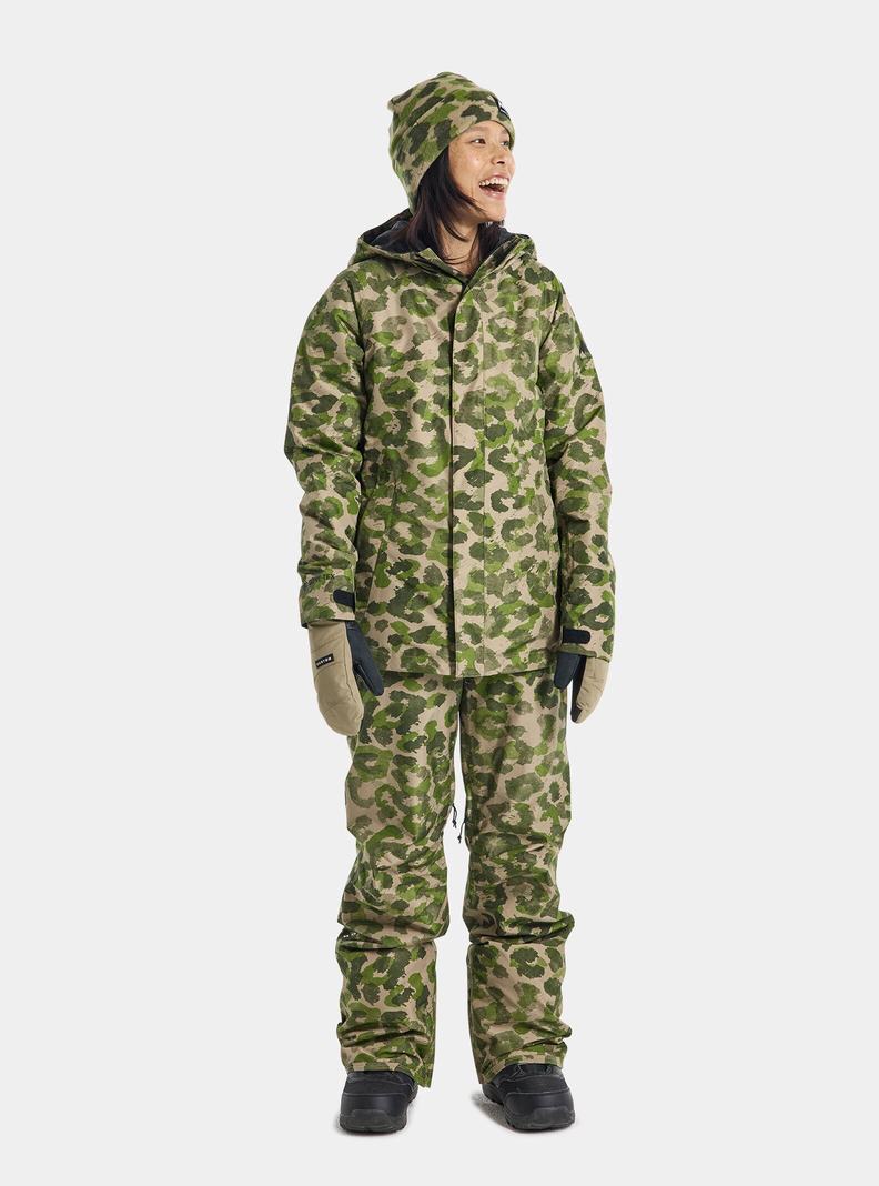 Burton Powline GORE‑TEX 2L Zimní Bunda Damske Maskacove | 81375-OPFH