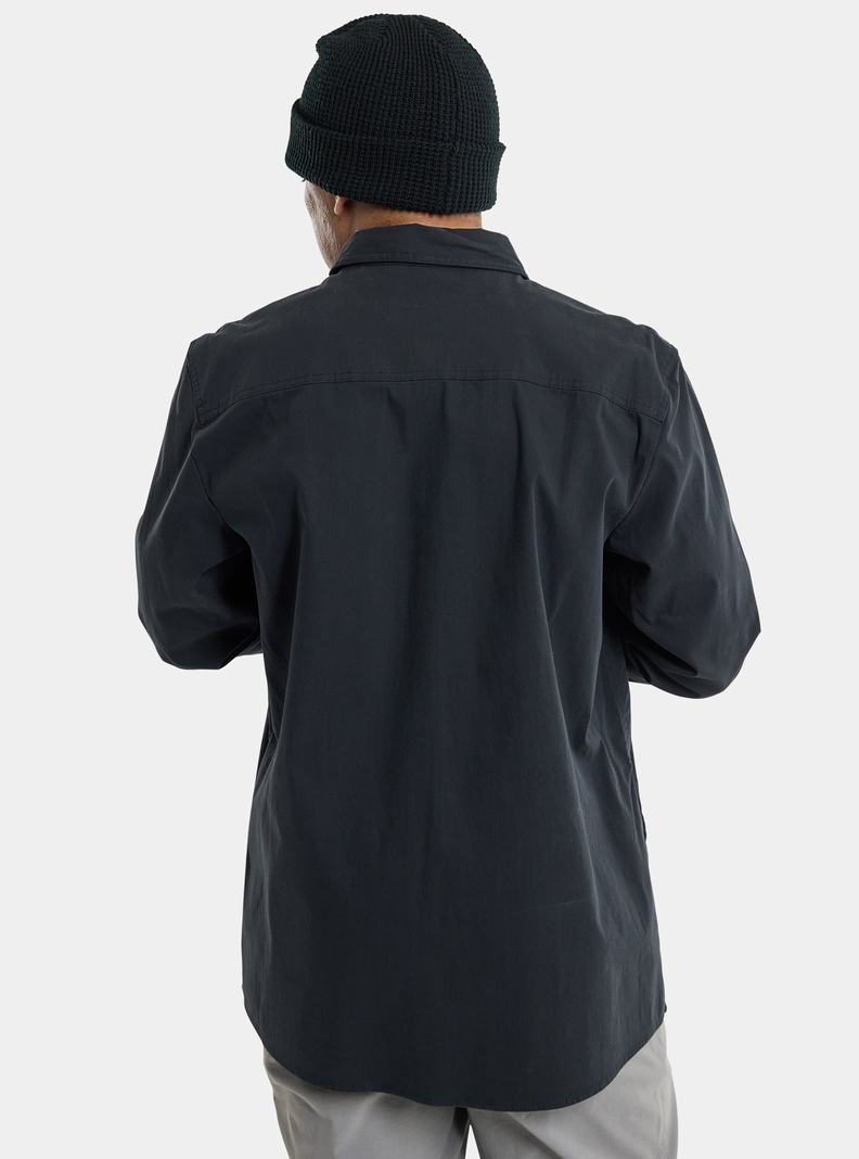 Burton Pracovná Stretch Long Sleeve Košele Panske Čierne | 14537-DYAX