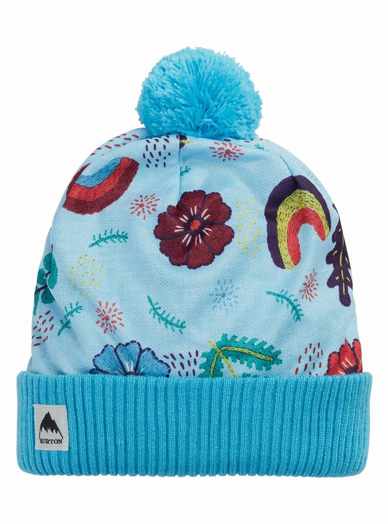Burton Printed Pom Čiapky Detske Červené | 30624-QWZI
