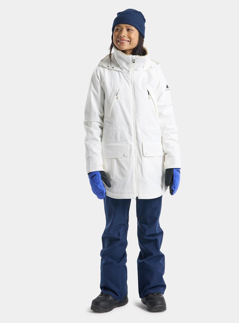 Burton Prowess Zimní Bunda Damske Biele | 39540-ZWYI