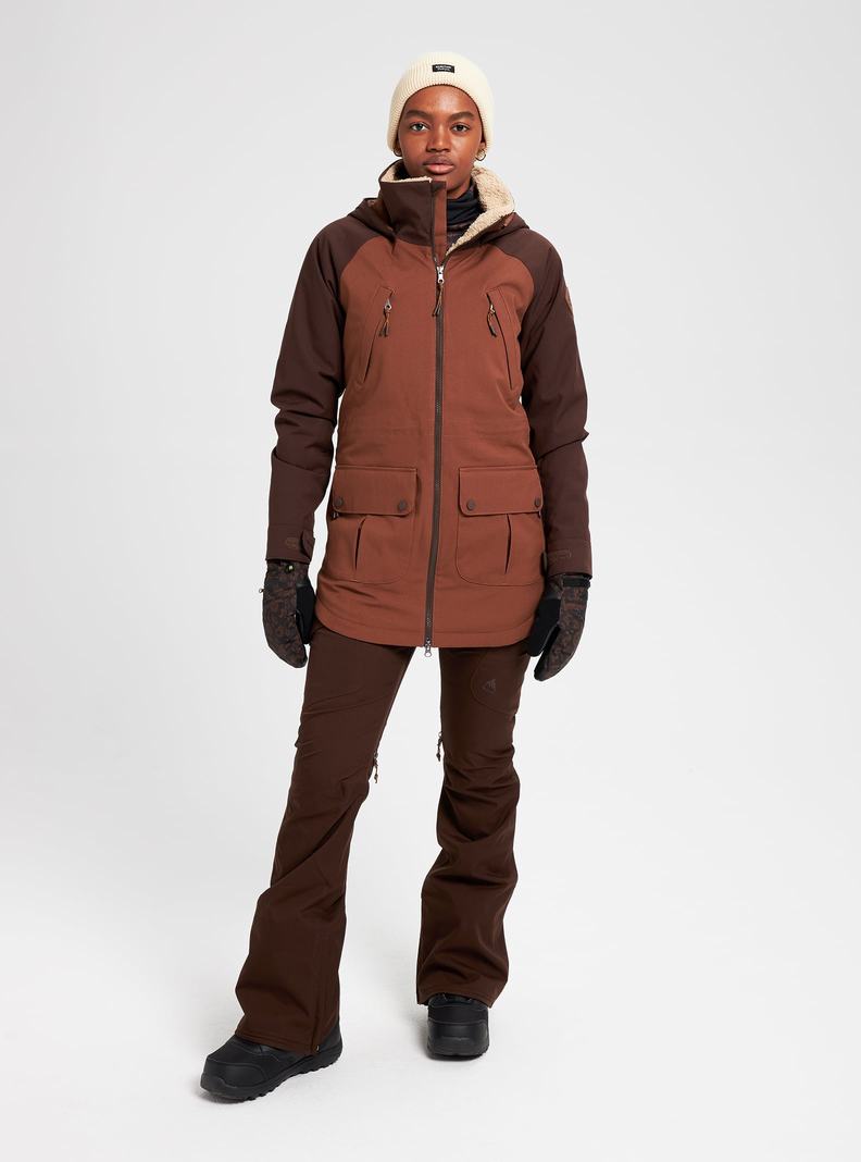 Burton Prowess Zimní Bunda Damske Hnede | 39168-OBKP