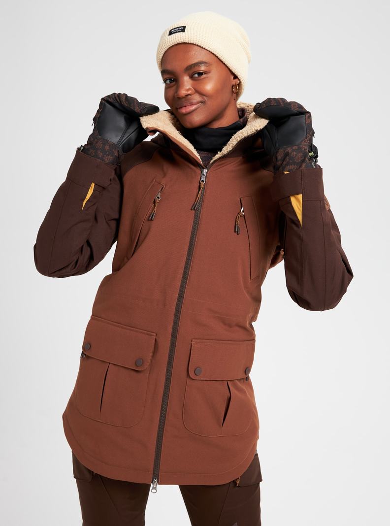 Burton Prowess Zimní Bunda Damske Hnede | 39168-OBKP