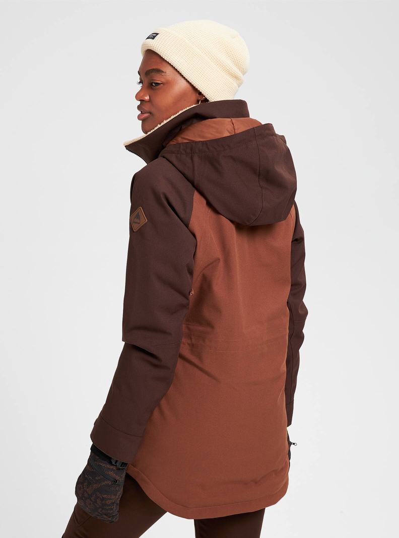 Burton Prowess Zimní Bunda Damske Hnede | 39168-OBKP