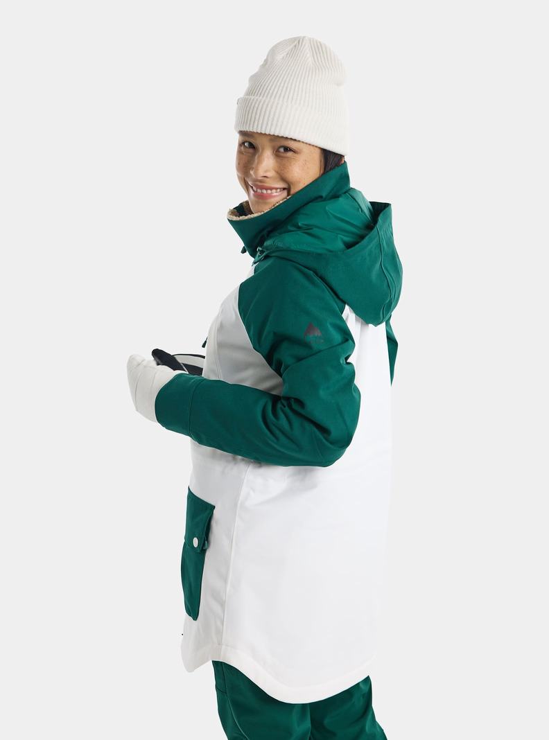 Burton Prowess Zimní Bunda Damske Hnede Biele | 46095-OXQW