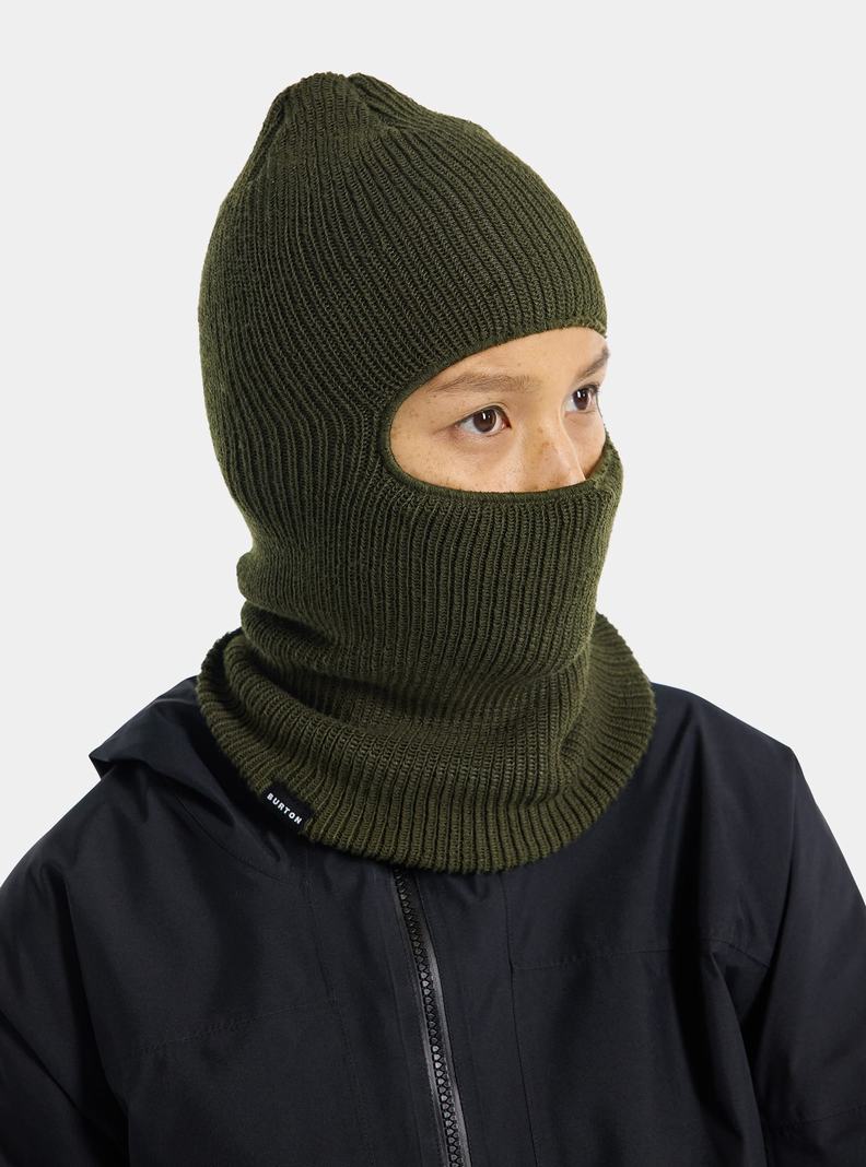 Burton Recycled All Day Long Balaclava Masky Panske Tmavo Zelene | 94052-ACMD