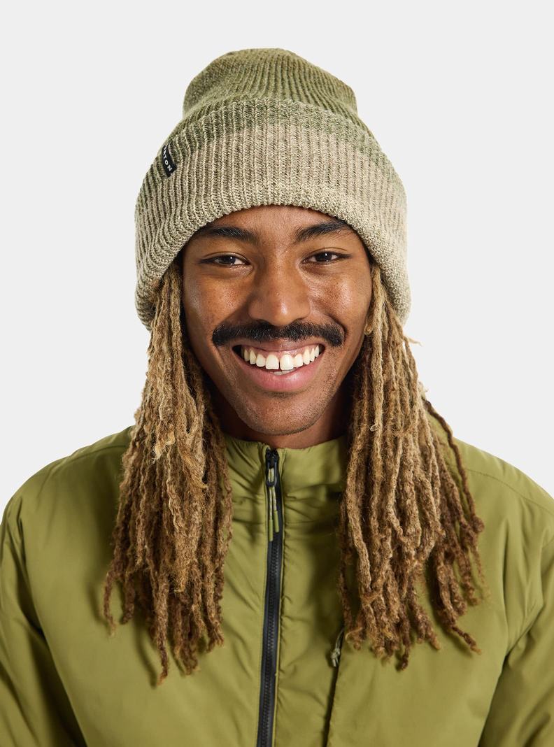 Burton Recycled All Night Long Čiapky Panske Olivovo Zelená | 97482-ZSRA