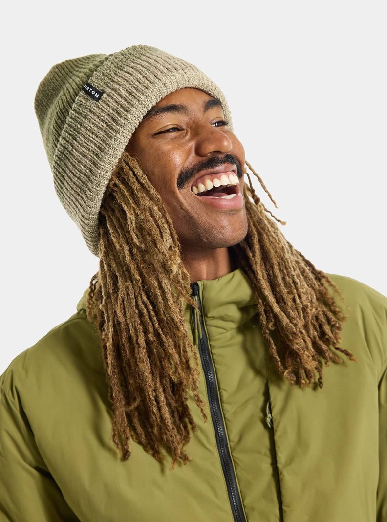 Burton Recycled All Night Long Čiapky Panske Olivovo Zelená | 97482-ZSRA
